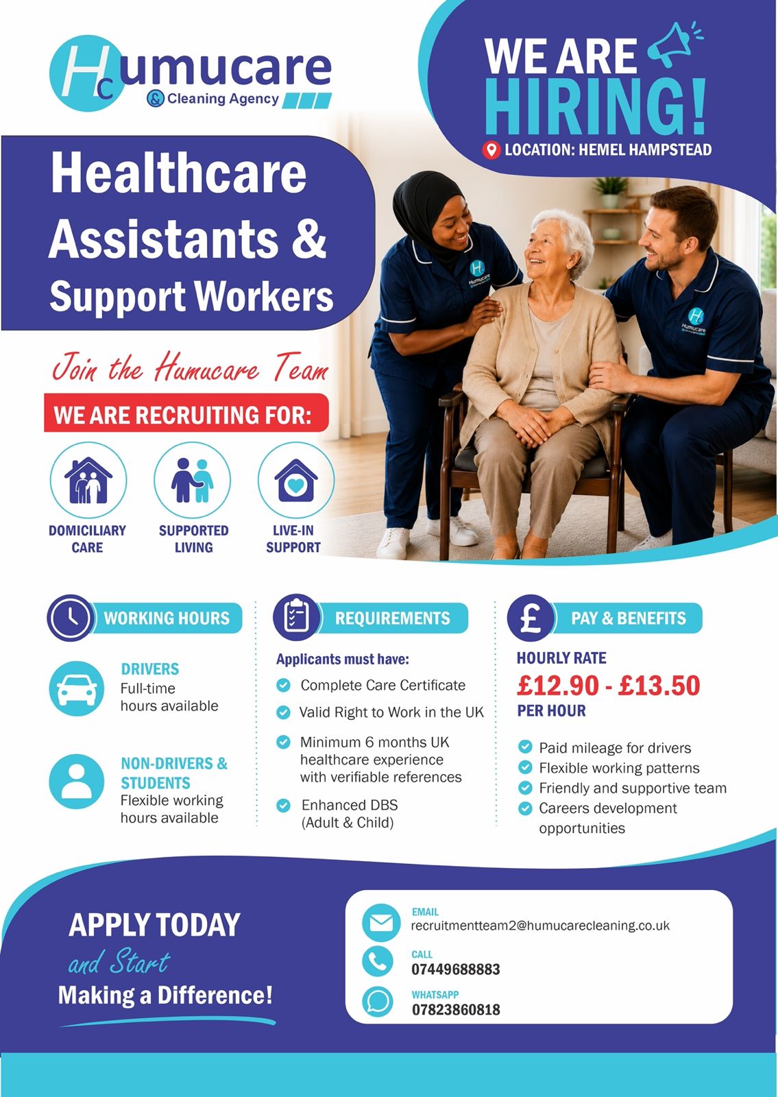 Support worker for children and adults